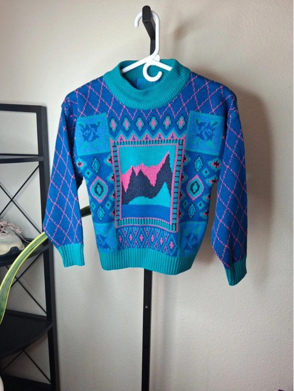 Vtg Extra Women's Multicolor Sweater size XS